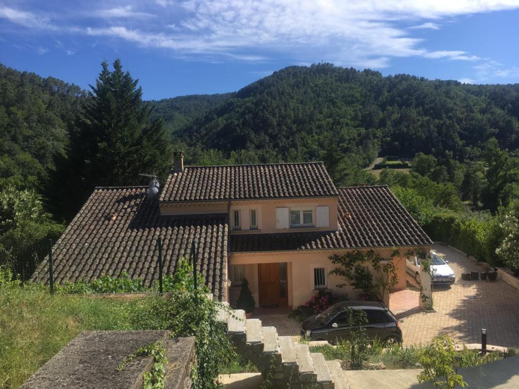 Les Ollieres Sur Eyrieux - La Maison Du Bonheur Exteriör bild